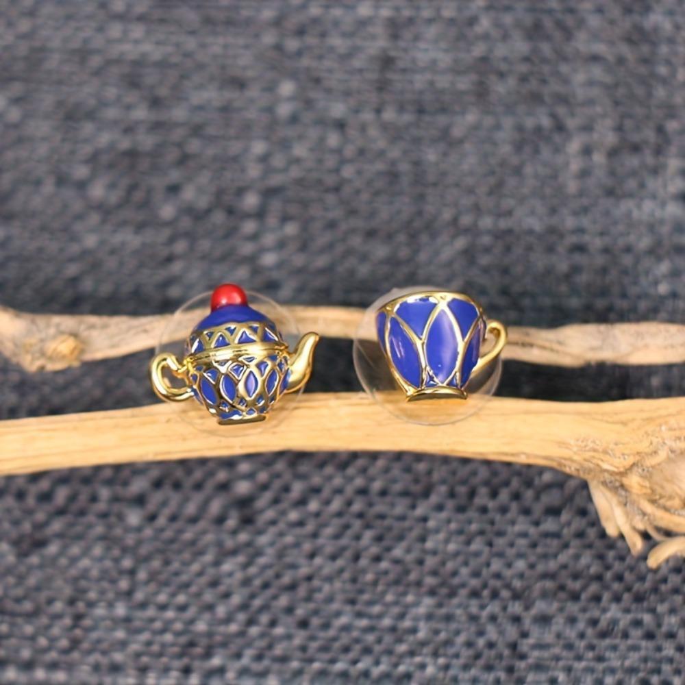 Pendant Clothing Accessories Teapot Locket Earrings Teapot Necklace Tea Cup Necklace Long Necklace