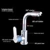 OEING Stainless Steel Square Basin Mixer Faucet