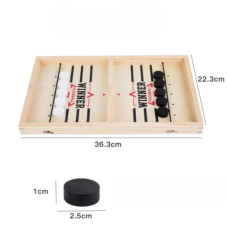 Table Football Catapult Chess Double Battle Board Ice Hockey Game Adult Parent-child Interaction Children's Family Party Toys