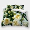 3D tištěné květinové povlečení, dámské a dívčí péřové přikrývky a povlaky na polštáře, 2/3dílná manželská postel King Queen v plné velikosti dárek povlak na přikrývku