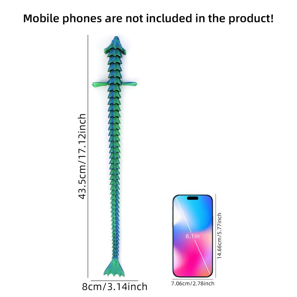 Himmeldragemodell Leddet Fleksibel og Bevegelig Modell Barnas Leke Anheng Relieffdekorasjon