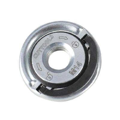 Self-locking 1pc Pressure Plate 44.7mm Diameter M14 Thread Replacement Angle Grinder Inner Outer Flange Nut Set Tools AVE