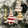 Unique Handmade Christmas Ball Ornaments Cake Tree Shaped Hanging Decor for Festive Holiday Home Decoration and Gift Exchange