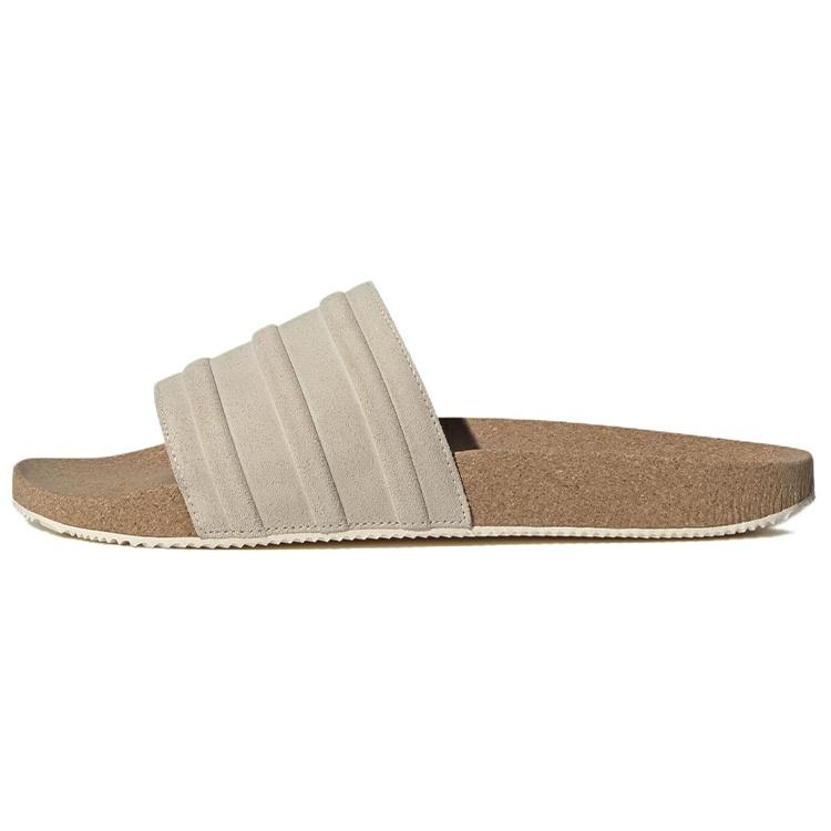 adidas Originals Adilette Premium Slides  Cork Pack Wonder White  Men s ID2016 EU 37