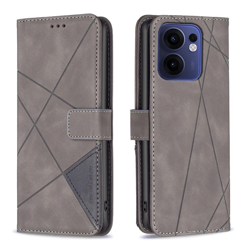 Luxury Leather Phone Case on For OPPO Reno13 F 4G Reno12 FS Reno11 F Reno 13F 12F 11F 12 Pro 5G Couqe Magnetic Wallet Flip Cover
