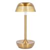 Golden Cordless Table Lamp Rechargeable Touch Control 3 Color Dimmable Battery Powered Desk Lamp for Restaurant Bedroom