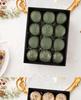 Retro 8cm Christmas Ball Set: 12 Decorative Ornaments for Festive Scenes and Tree Decoration