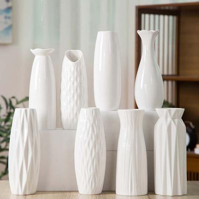 Home Nordic Kunststoff Vase Einfache Kleine Frische Blume Topf Lagerung Flasche für Blumen Wohnzimmer Moderne Wohnkultur Ornamente