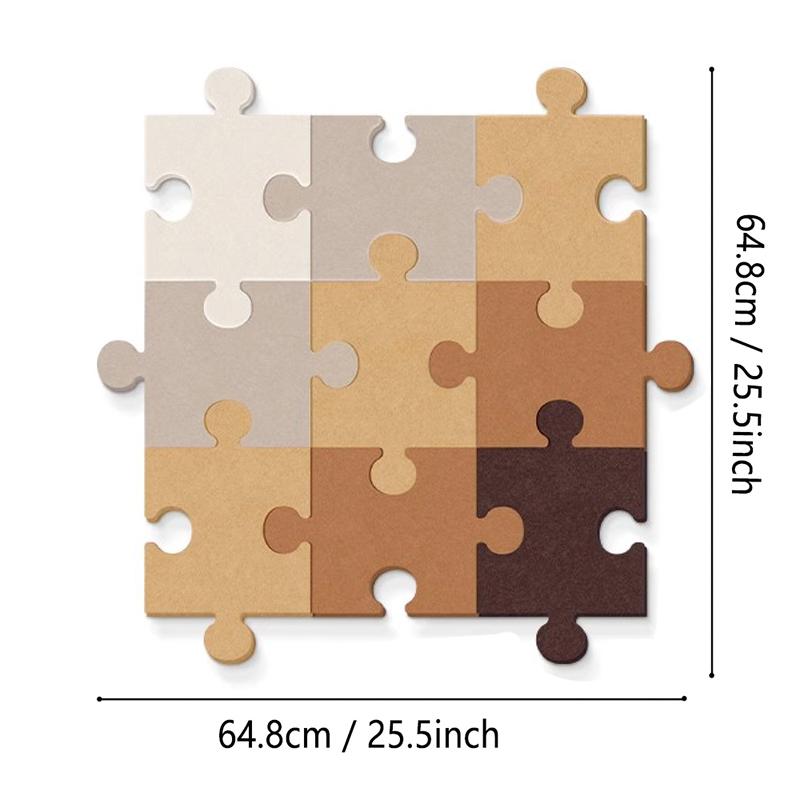 Thick Felt Wall Sticker Panel Versatile Puzzle Photo Message Note Display Board Home Decor Selfadhesive Collapsible Fabric Frame