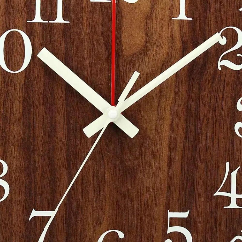 Silent Night Light Hanging Clock Glow In The Dark Wall Time Clock Round Quartz Clock  Office