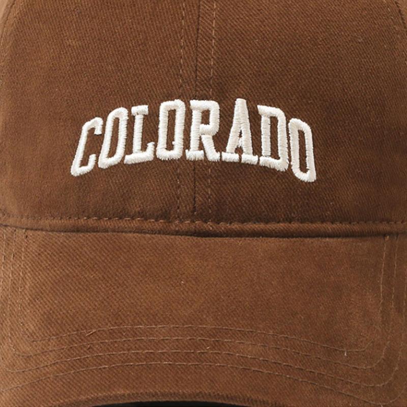 Embroidered Letter Baseball Caps, Men's and Women's Versatile Face-showing Caps, Four-season Outings, Casual Summer Sports Visor