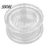 Compact Food Processor Garlic Mincer Tool, Multi-Purpose Manual Rotating Press, Bite-Teeth Crushing Grinder Structure Masher, Transparent Easy