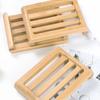 1pc Creative Bamboo Soap Tray - Drain Soap Box for Bathroom Countertop Storage and Organization