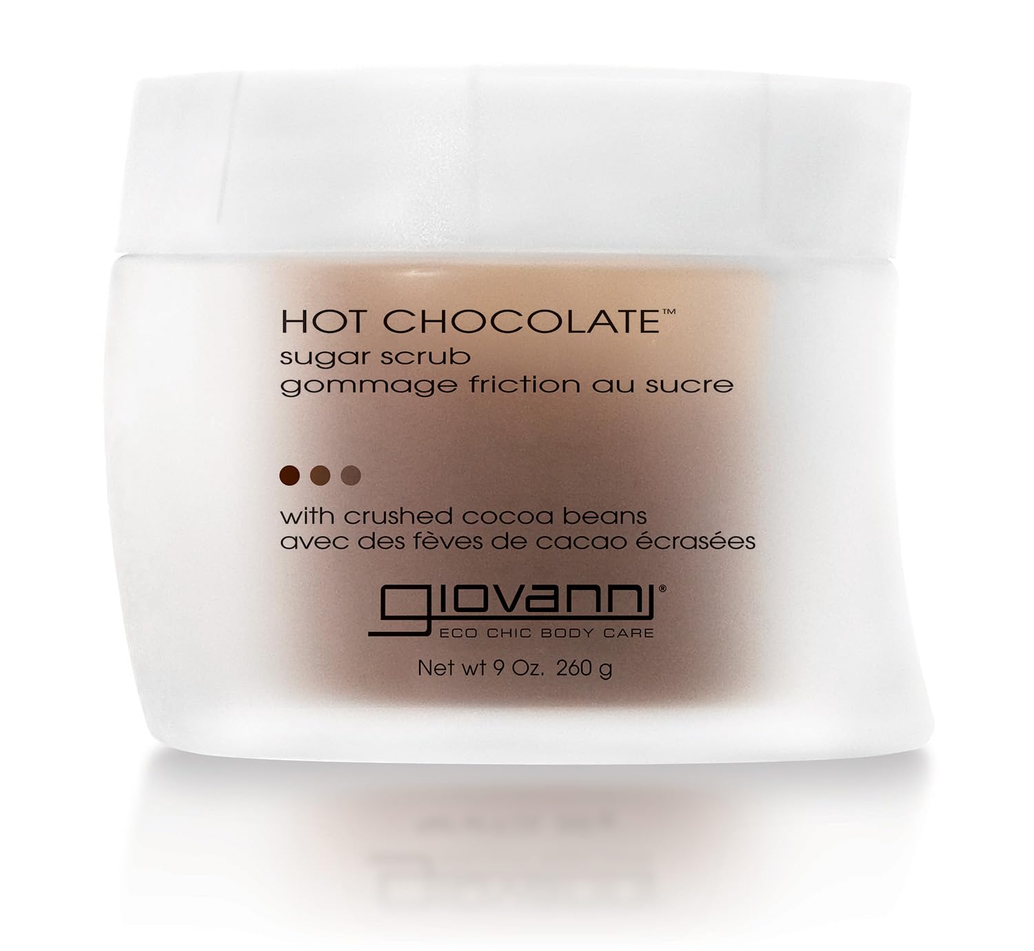 Giovanni Sugar Body Scrub Hot Chocolate 260g - Organic Scrub, Organic Sugar, Exfoliation