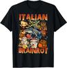 Halloween Italian Brainrot Characters Cool Costume Unisex T-Shirt