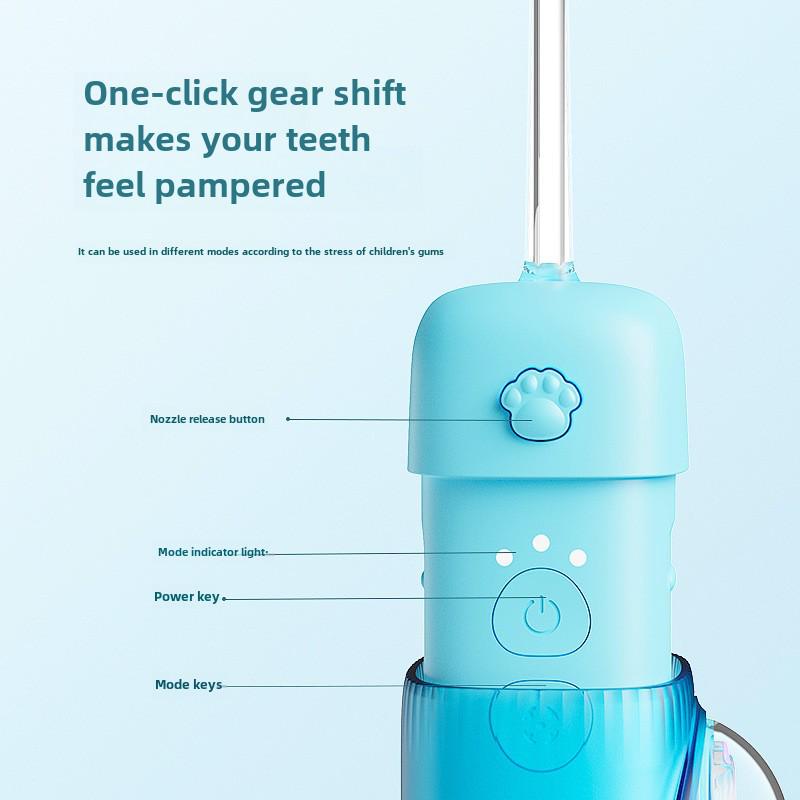 Tragbarer Mini-Elektrischer Munddusche für Kinder – Haushaltliches Mundpflegegerät