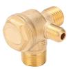 Check Valve Brass Material Thread Connection Air Compressor Pump Accessories 1 2x3 8x10