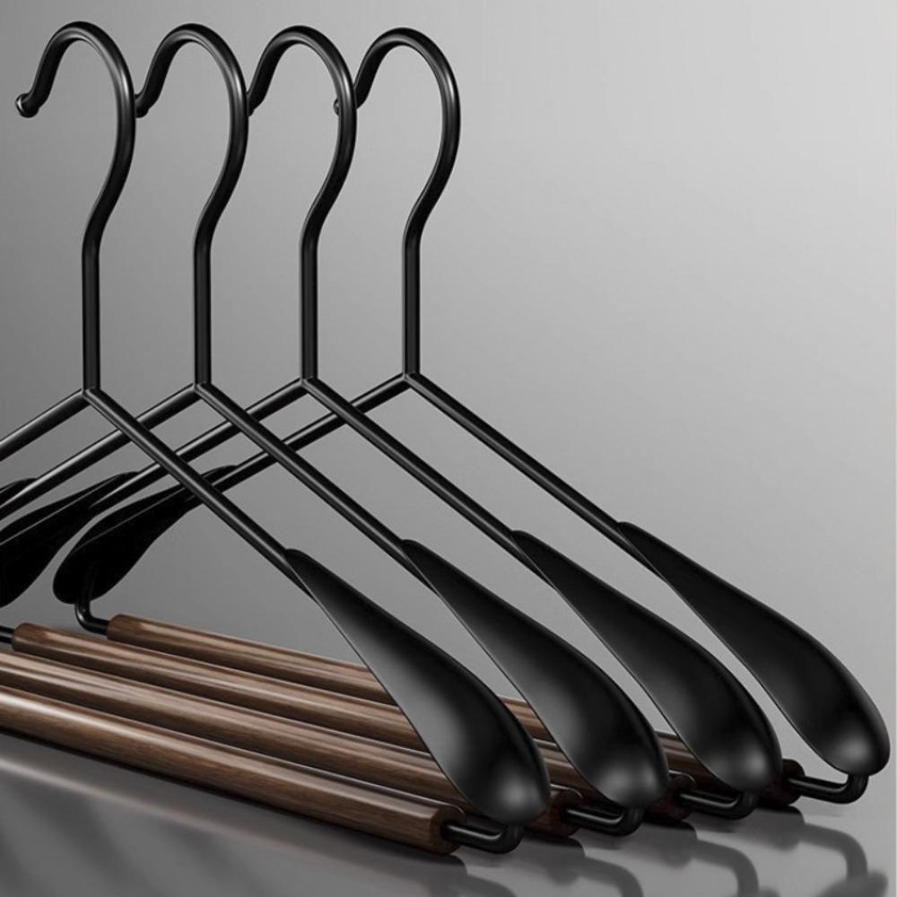3PCS Vintage Ironwork Clothes Hanger Thickened Anti Slip Hanger Wide Shoulder Hanger  Household Use