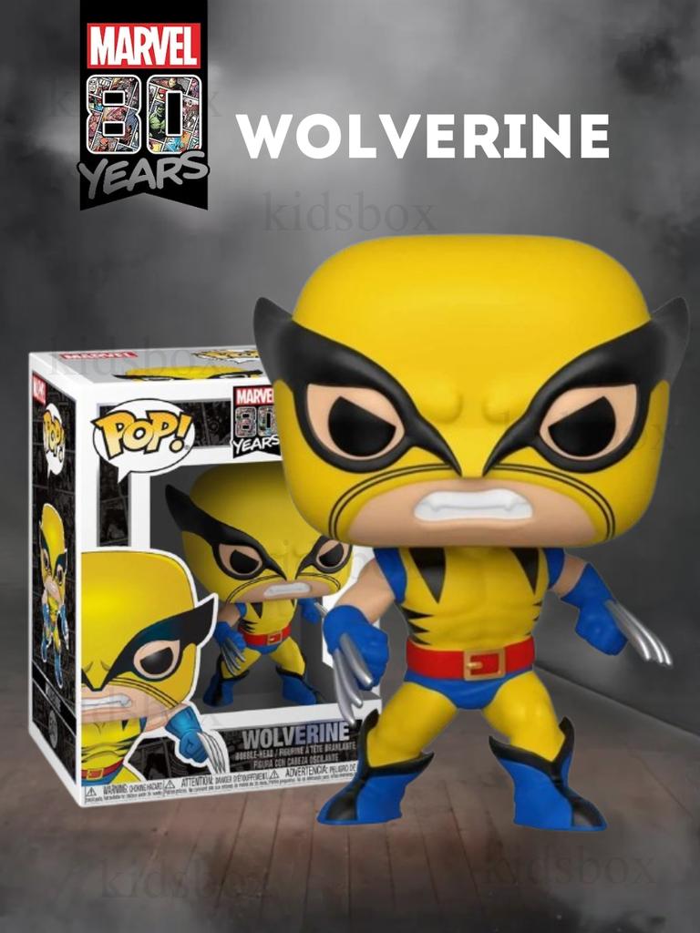 Фигурка Funko Pop Фанко Поп Марвел 80-х Фанко Поп Росомаха Marvel 80th Wolverine 10 см #547