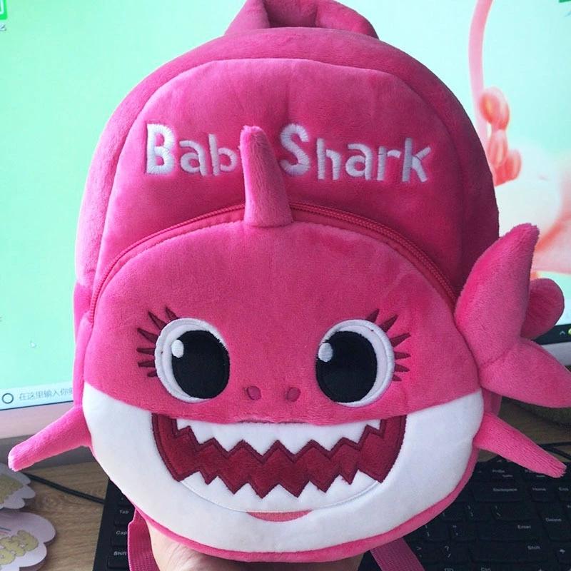 Kids Shark Baby Backpack Soft Plush Bag Soft Schoolbag Shoulderbag Gift Children