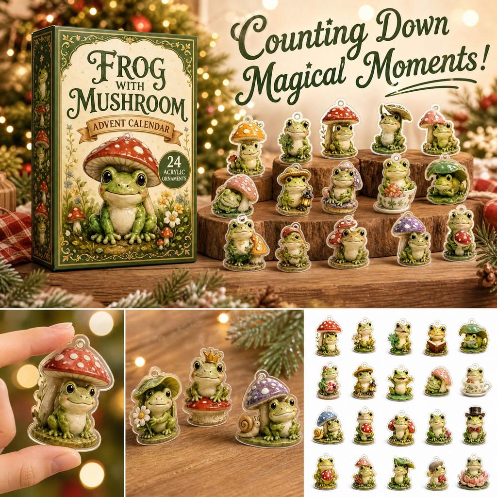 Christmas Advent Calendar 2026 - 2D Acrylic with Acrylic for Holiday Countdown