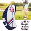 10PCS Cloth Portable     Headcover Practical Putter Head Cover Sports Entertainment Accessory