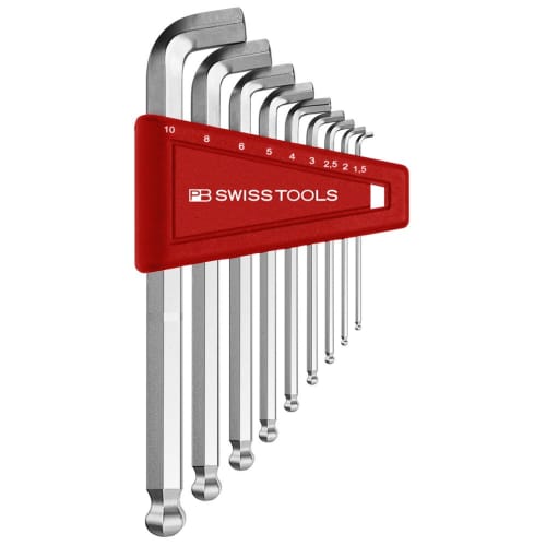 PB Swiss Tools 2212H-10 Short Head Hex Key Set (No Pack)