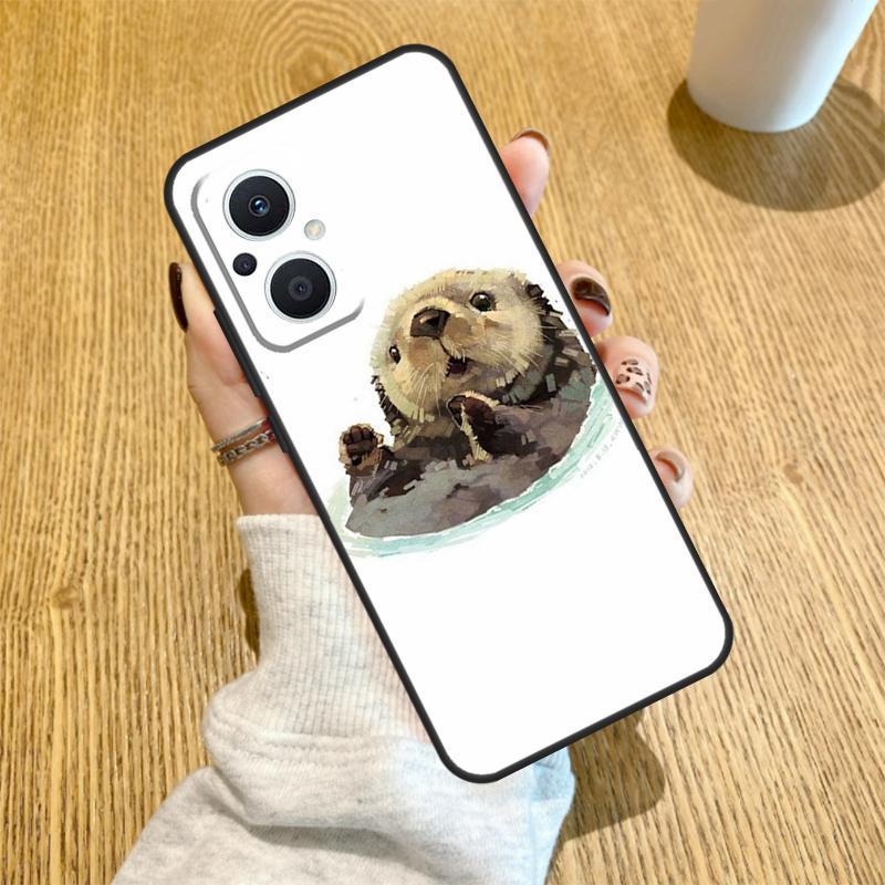 

Animal Otter Funda For OPPO Reno 10 11 12 13 14 Pro 14F 13F 12F 11F 7 8 Lite OPPO Find X5 X8 X9 Pro Case OPPO Reno12 Pro