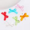 4Pcs Plastic Acrylic Butterfly Bowknot Bows Beads Charm for Necklace Bracelet Earring Hair Ornaments DIY Jewelry Accessories