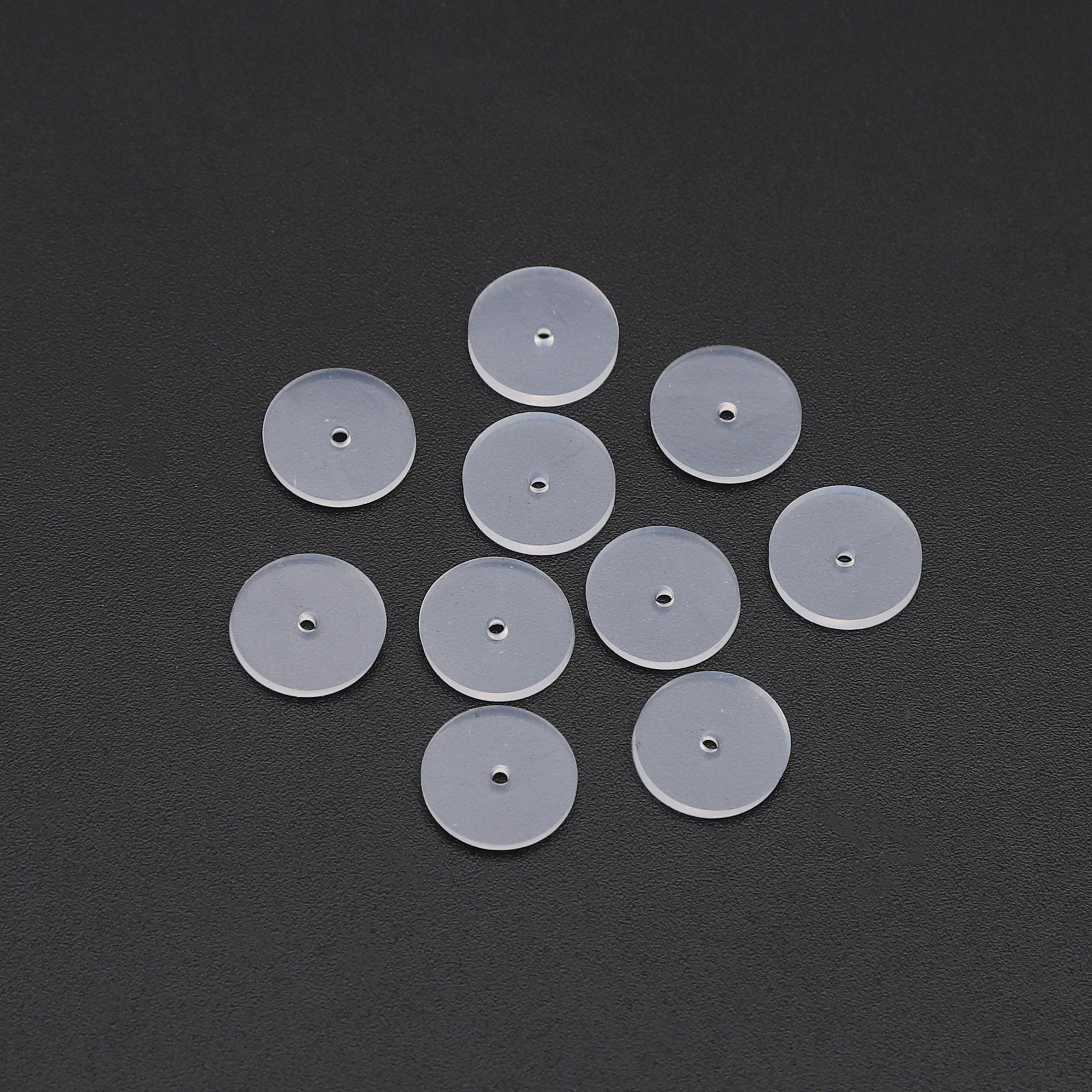 

6-50 шт. Силіконові прозорі екологічно чисті амбушури, аксесуари для вух 9mm 10pcs