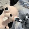 Chihuahua Plush Keychain Stuffed Animals Keychain Pendant Stuffed Toy Chihuahua Doll Realistic Kawaii Plush Chihuahua Kids Toy