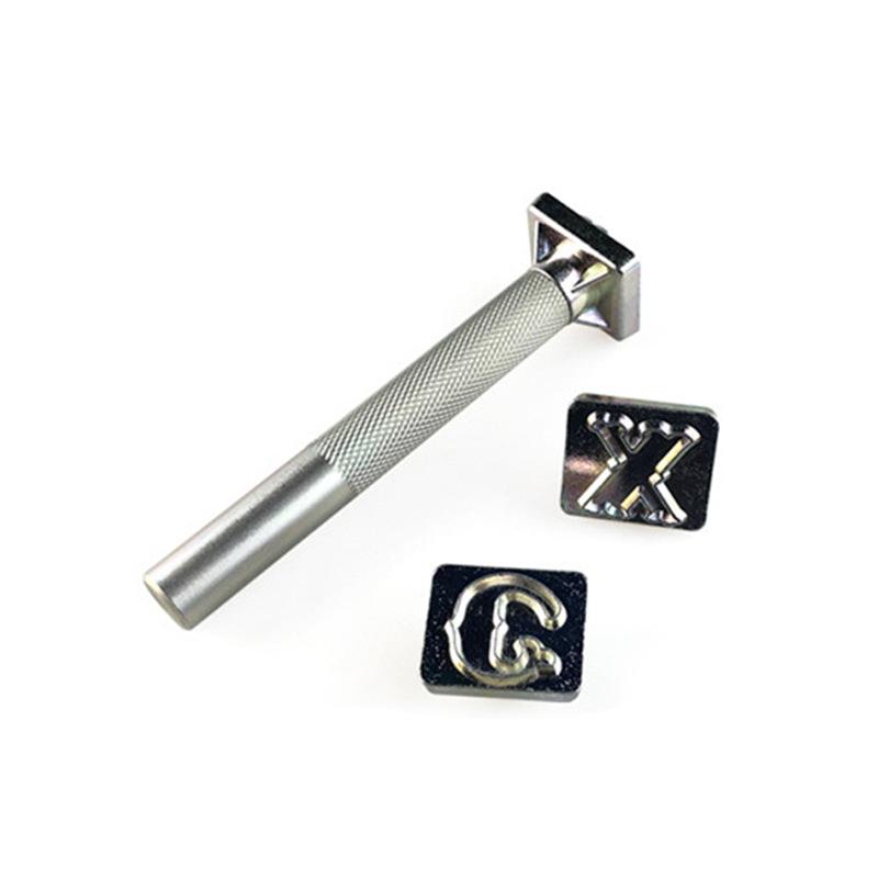 Handcrafted Leather Letter Punch Stamp Set - Personalized DIY English Logo Carving Tool