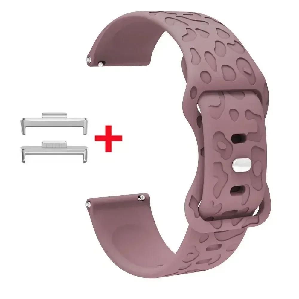 Für Huawei Watch Fit 4/3 Armband Leopardenmuster-Riemen Für Huawei Fit 4 pro Silikon Graviertes Band Armband Austauschbares Uhrenarmband
