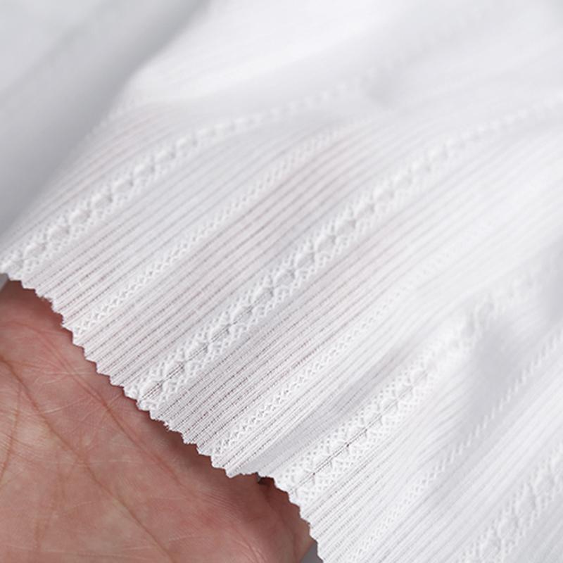0.5m/1m/2m/3m Pure Cotton White Jacquard Fabric For Shirts,Women's Dress, Pajamas, Children's Clothing Handmade DIY Fabrics