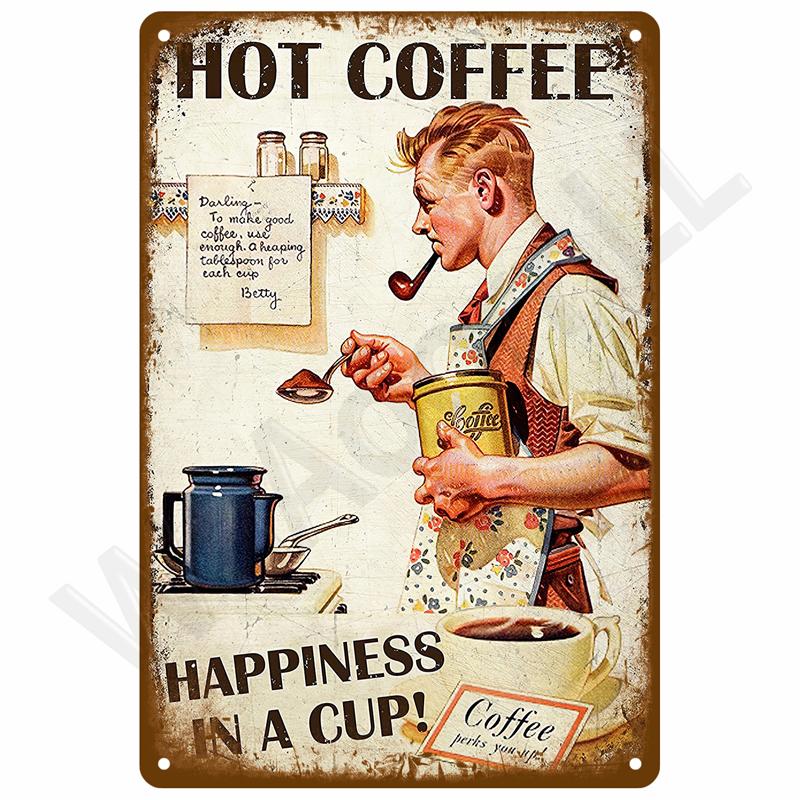 Vintage Tin Sign Home Decor Elementy Dekoracji Ściennej Sztuka Ścienna Mural Elementy Dekoracji Pokoju Dekoracje Mężczyźni Retro Metalowa Tabliczka Znakowa Bar Plakaty