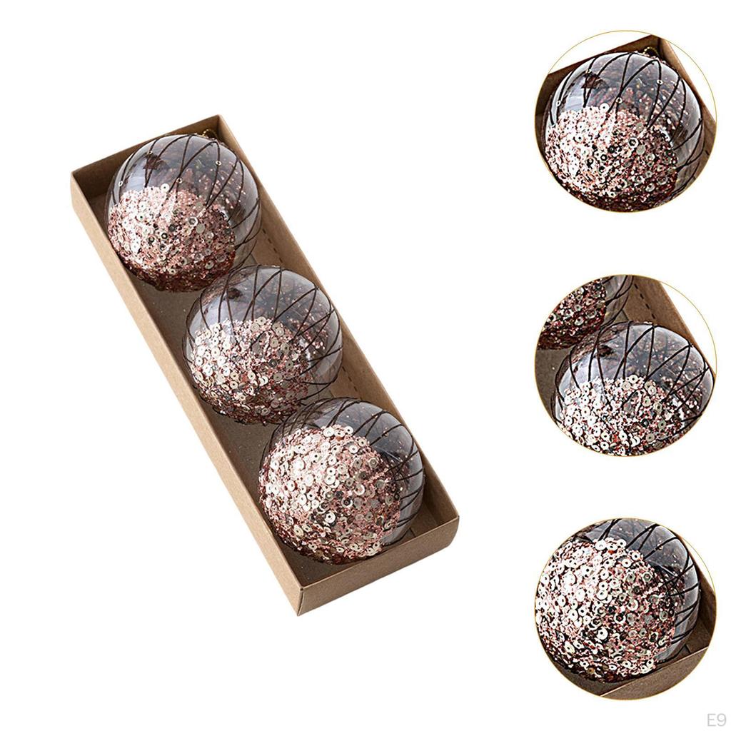 Christmas Ball Set Tree Decorations Handy DIY Projects Decorative Balls for