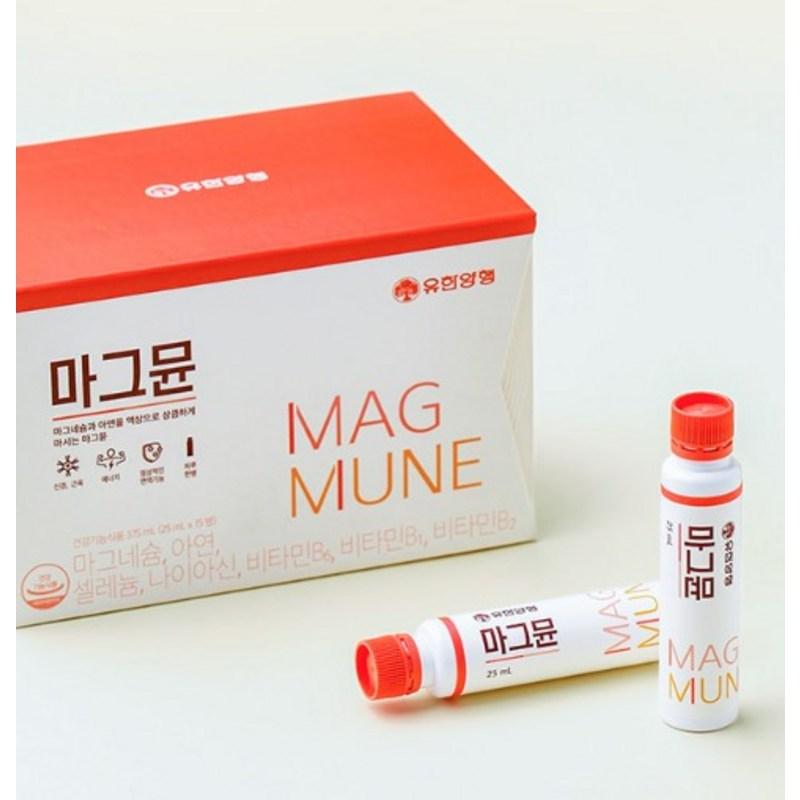 Yuhan Corporation Magnmune Trinkbares Magnesium Umfassender Nährstoff 15 St., 375 ml, 1 Einheit