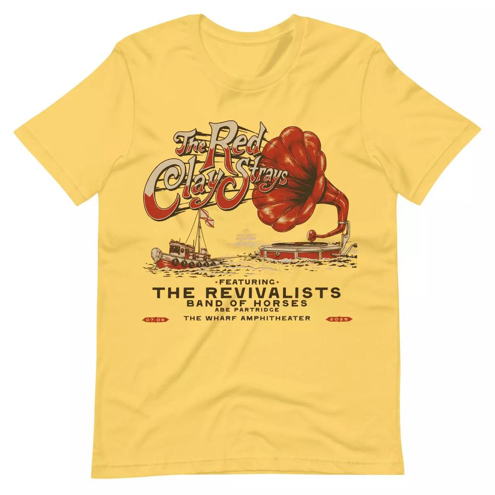 The Red Clay Strays Tour 2025 The Revivalists  Full Size S-5XL SS520 Unisex T-Shirt S