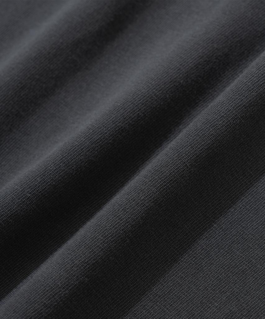 NOT4NERD Triple Sanctuary Bleach Washed Loose Cropped T-Shirts - Charcoal