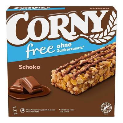 Corny Sugar-Free Chocolate Cereal Energy Bar 6X20G