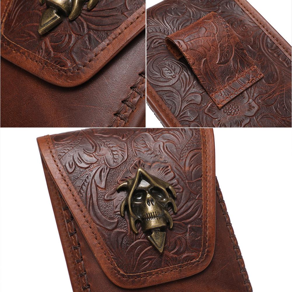 Retro Niche Špičková Kožená Taška na Mobil pro Ženy, MINI Mini Malá Taška, Neformální Kožená Taška pro Ženy, Ledvinka na Drobné