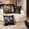 A-Alice M-Wahnsinn R-Rückkehr Vintage Kissenbezug Kissenhülle Auto Überwurfskissenbezug Für Sofa Auto Weihnachtsgeschenk 40x40cm 45x45cm