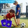 2Pcs Crianças Esportes Pulseira Bola Bordado Stretch Respirável Suor Absorvente Meninos Meninas Malha Basquete Voleibol Pulso Protetor Sweatband