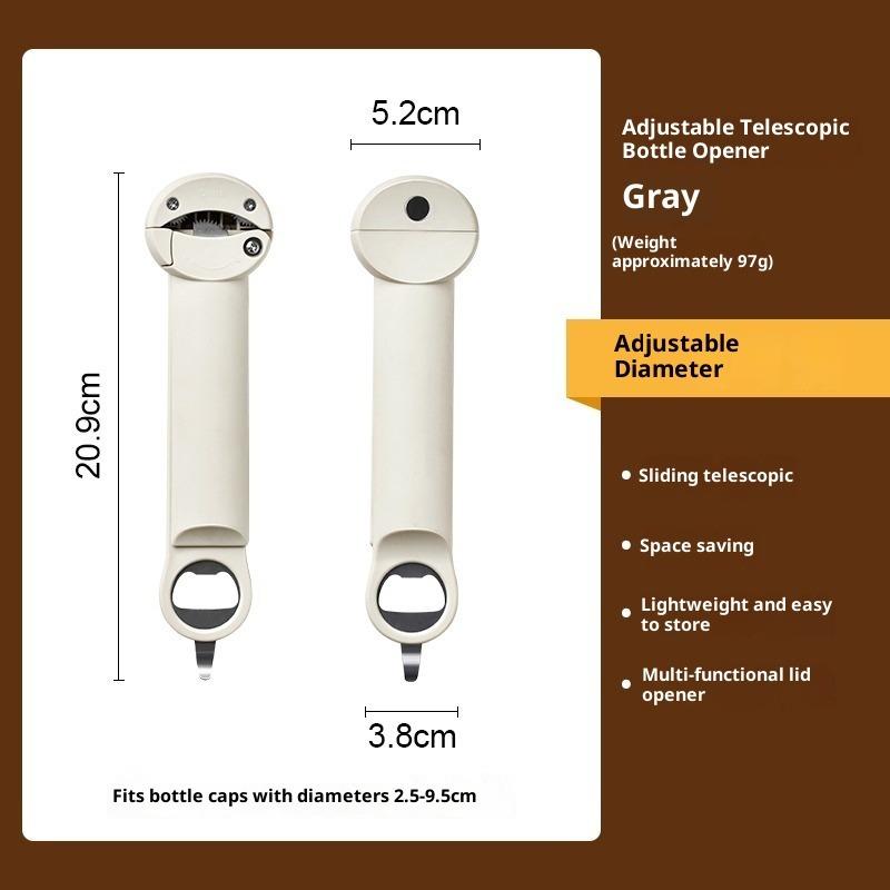 Multifunctional Bottle Opener Magnetic Can Opener Canned Open Lid Open Screw Cap Open Lid Beer Bottle Opener Screw Cap