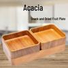 Drui'en Acacia Wood Square Serving Tray