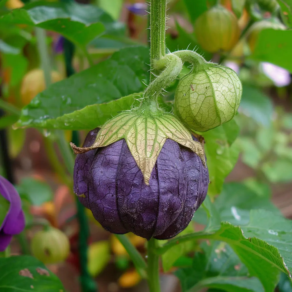 100 Purple Tomatillo Seeds - SemiWild Permaculture