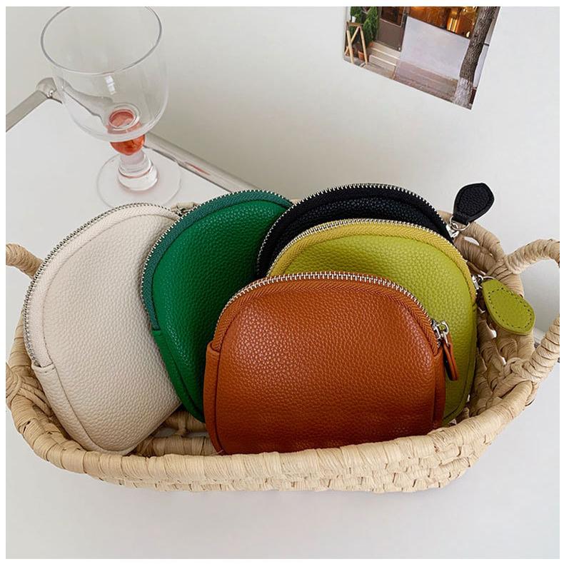 New Soft PU Coin Purse Large Capacity Wallet Women Clutch Bag Zipper Coin Pouch Key Headphone Lipstick Storage Bag Card Bag