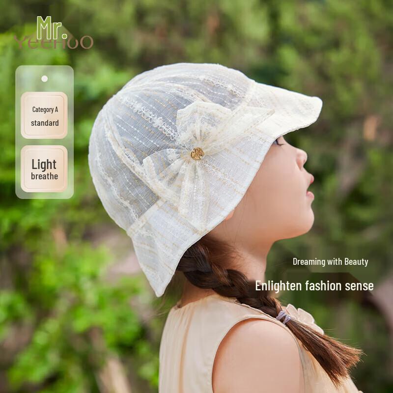 YEEHOO Girls  Summer Breathable Fisherman Hat 46CM