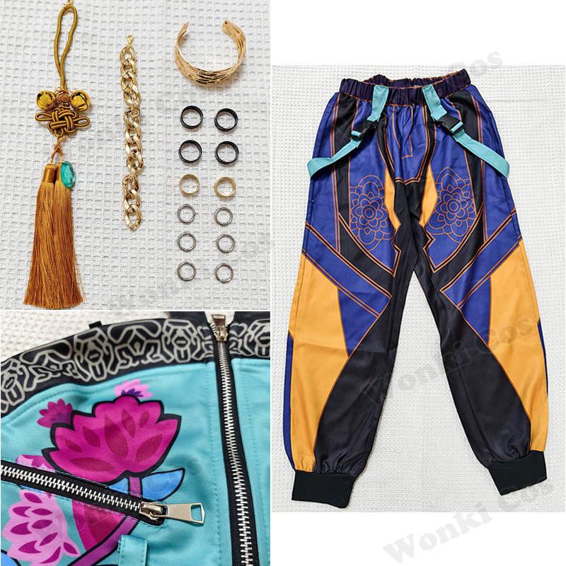 Rumi Zoey Mira Cosplay Costume Kpop Women Idol Demon Hunters Girls Cosplay Role Play For Party Halloween Carnival Outfits