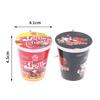1 Piece Bowl Noodle Turkey Noodles Spicy Ramen Charm Mini Snacks Bag Pendant Simulation Instant Noodles Keychain Christmas Gifts